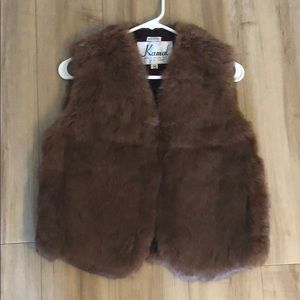 Kamal Fur Vest Small